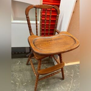 Vintage JENNY LIND Wooden High Chair